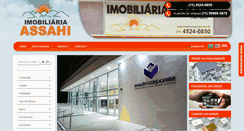 Desktop Screenshot of imobiliariaassahi.com.br