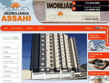 Tablet Screenshot of imobiliariaassahi.com.br